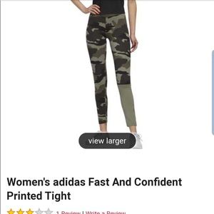Camo adidas leggings, brand new